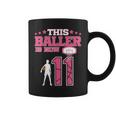 This Baller Is Now 11 Year Old Basketball 11Th Birthday Girl Coffee Mug