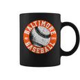 Baltimore Baseball Retro Vintage Baseball Lover Coffee Mug