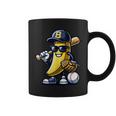 Banana Playing Baseball Fruit Lover Baseball Player Coffee Mug
