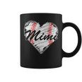 Baseball Mimi Retro Heart Baseball Grandma Mother's Day Coffee Mug