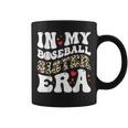 In My Baseball Sister Era Leopard Skin Sister Baseball Cool Coffee Mug