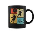 Basketball Players Colorful Ball Hoop Sports Lover Coffee Mug