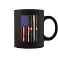 Basque Roots Half American Flag Patriotic Basque Coffee Mug