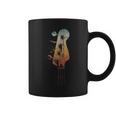 Bass Guitar Vintage Retro Headstock Bassist And Bass Player Coffee Mug