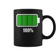 Battery 100 Battery Fully Charged Battery Full Coffee Mug