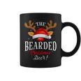 Bearded Christmas Deer Pjs Xmas Family Matching Coffee Mug