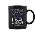 I Beat Hodgkin's Lymphoma Survivor Lymphoma Cancer Coffee Mug