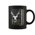 Best Buckin' Dad Ever Deer Hunting Fathers Day American Flag Coffee Mug
