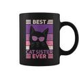 Best Cat Sister Ever Cat Lover Black Cat Themed Coffee Mug