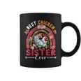 Best Chicken Sister Ever Mother's Day Flowers Rainbow Farm Coffee Mug