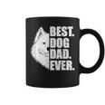 Best Dog Dad Ever Samoyed Cadeau Propriétaires De Chiens Tasse