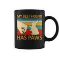 My Best Friend Has Paws Bunny Retro Vintage Coffee Mug