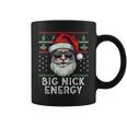 Big Nick Energy Santa With Sunglasses Ugly Xmas Coffee Mug