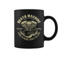 Biker Death Machine Motor Skull Motorcycle Vintage Retro Coffee Mug