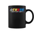 Birthday Boy 3 Three Race Car 3Rd Racing Pit Crew Driver Coffee Mug