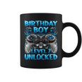Birthday Boy Level 7 Unlocked 7Th Birthday Boy Gaming Coffee Mug