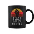 Black Lives Matter Raised Fist Melanin African History Pride Coffee Mug