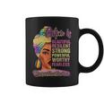 Black Mom Queen Melanin Afro African Mama Coffee Mug