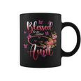 Blessed To Be Called Aunt Cute Flower Happy Coffee Mug