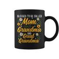 Blessed To Be Called Mom Grandma Great Grandma Mother's Day Coffee Mug