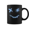 Blue Grunge Smile Blue Color Graphic Coffee Mug
