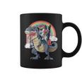 Blue Heeler And Unicorn Ride Dinosaur Like Boss Coffee Mug
