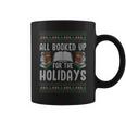All Booked Up For The Holidays Ugly Christmas Coffee Mug
