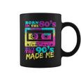 Born In The 80S But 90S Made Me Vintage Cassette Coffee Mug