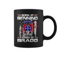 Born At Ft Benning Raised Fort Bragg Airborne Veterans Day Coffee Mug