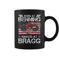 Born At Ft Benning Raised Fort Bragg Airborne Veterans Day Coffee Mug