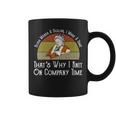 Boss Makes A Dollar I Make A Dime Knit On Company Time Coffee Mug