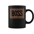 Boss Mom Leopard Print Matching Wife Mother Daughter Coffee Mug