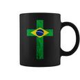 Brazil Jesus Cross Brazilian Faith Brasileiro Christian Coffee Mug