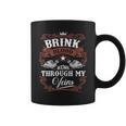 Brink Blood Runs Through My Veins Vintage Family Name Coffee Mug