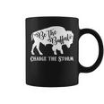 Be The Buffalo Charge The Storm White Women Coffee Mug