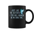 Butterfly Watching Flying Insect Entomologist Entomology Coffee Mug