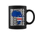 Cabo Verde Is In My Dna Love Cape Verde Flag In Africa Map Coffee Mug