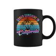 California Sober Sunshine Recovery Legal Implications Retro Coffee Mug