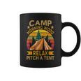 Camp Morning-Wood Relax Pitch A Tent Family Camping Coffee Mug