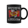 Canada Marriage Canadian Married Flag Wedded Culture Flag Coffee Mug