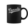 Canada Sports Script Cursive Retro Vintage Swoosh Flourish Coffee Mug