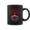 Canadian Roots Moroccan Grown Canada Flag Matching Couple Coffee Mug