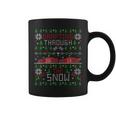 Car Racing Race Fan Ugly Christmas Sweater Party Coffee Mug