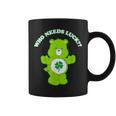 Care Bears St Patrick's Day Good Luck Bear Who Needs Luck Coffee Mug