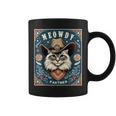 Cat Cowboy Mashup Meowdy Partner Poster Western Coffee Mug