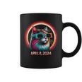Cat In Eclipse Glasses Totality 2024 Total Solar Eclipse Coffee Mug