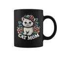 Cat Mom Happy For Cat Lovers Family Matching Coffee Mug