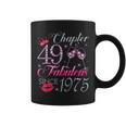 Chapter 49 Fabulous Since 1975 49Th Birthday For Women Coffee Mug