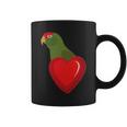 Cherry Headed Conure Parrot Heart Pocket Coffee Mug