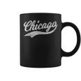 Chicago Retro Vintage Varsity Script Sports Jersey Style Coffee Mug